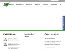 Tablet Screenshot of cvah.nl